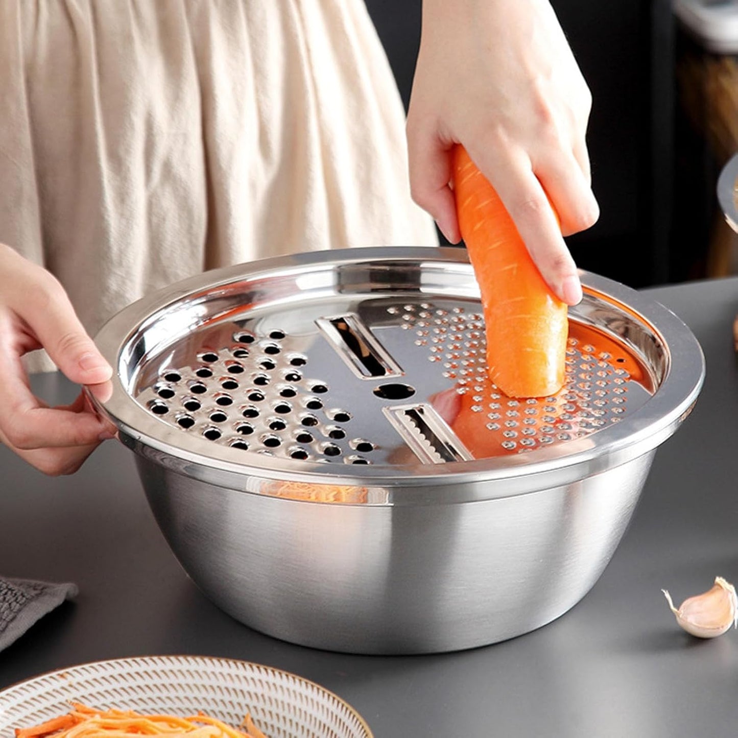 3 in 1 Stainless Steel Grater