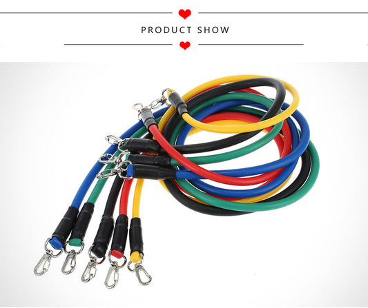 Pack of 5 Fitness Resistance Bands for Exercise