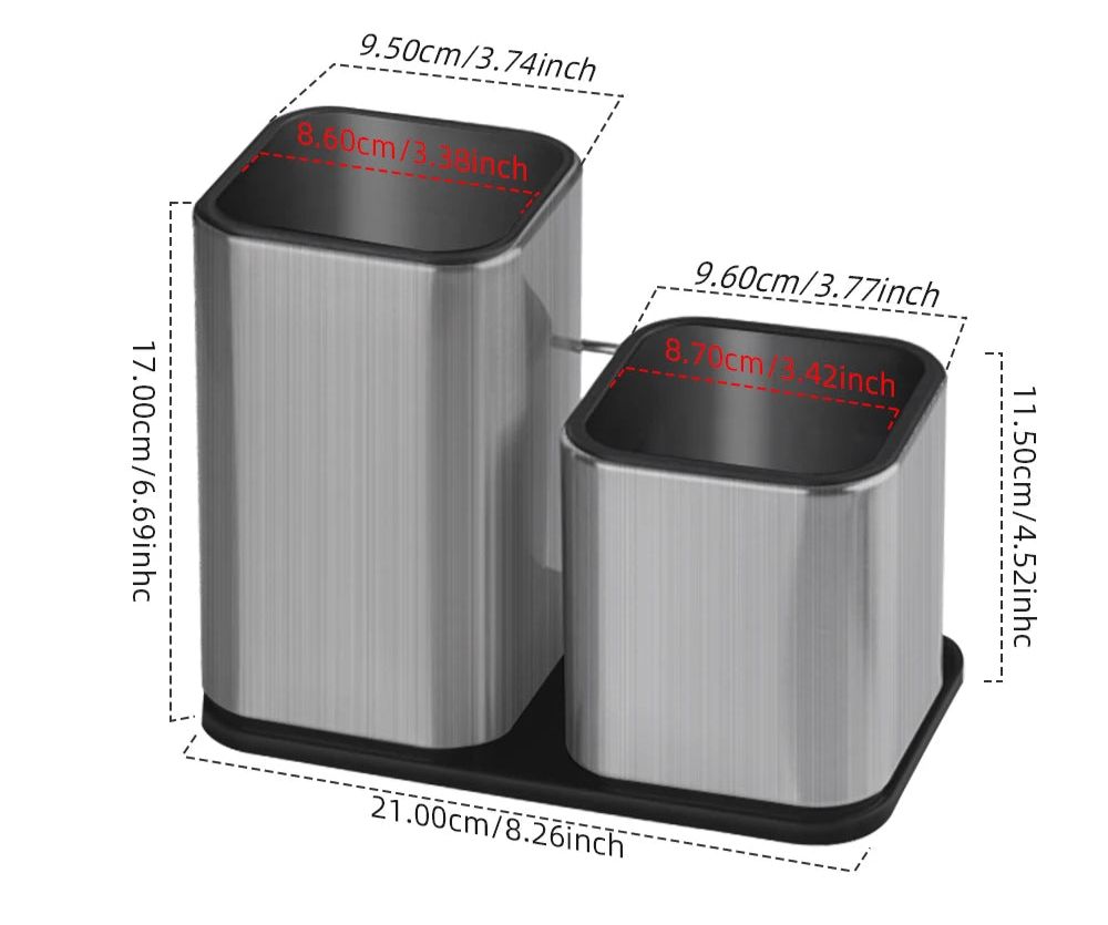 Dual Kitchente Unsil Holder